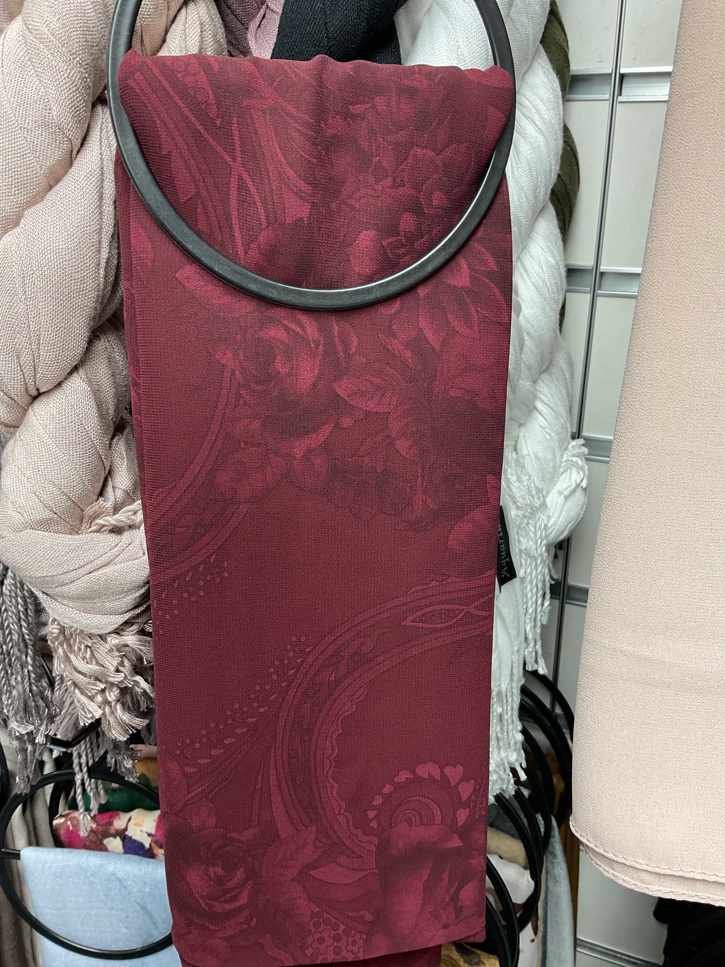 New printed square scarf