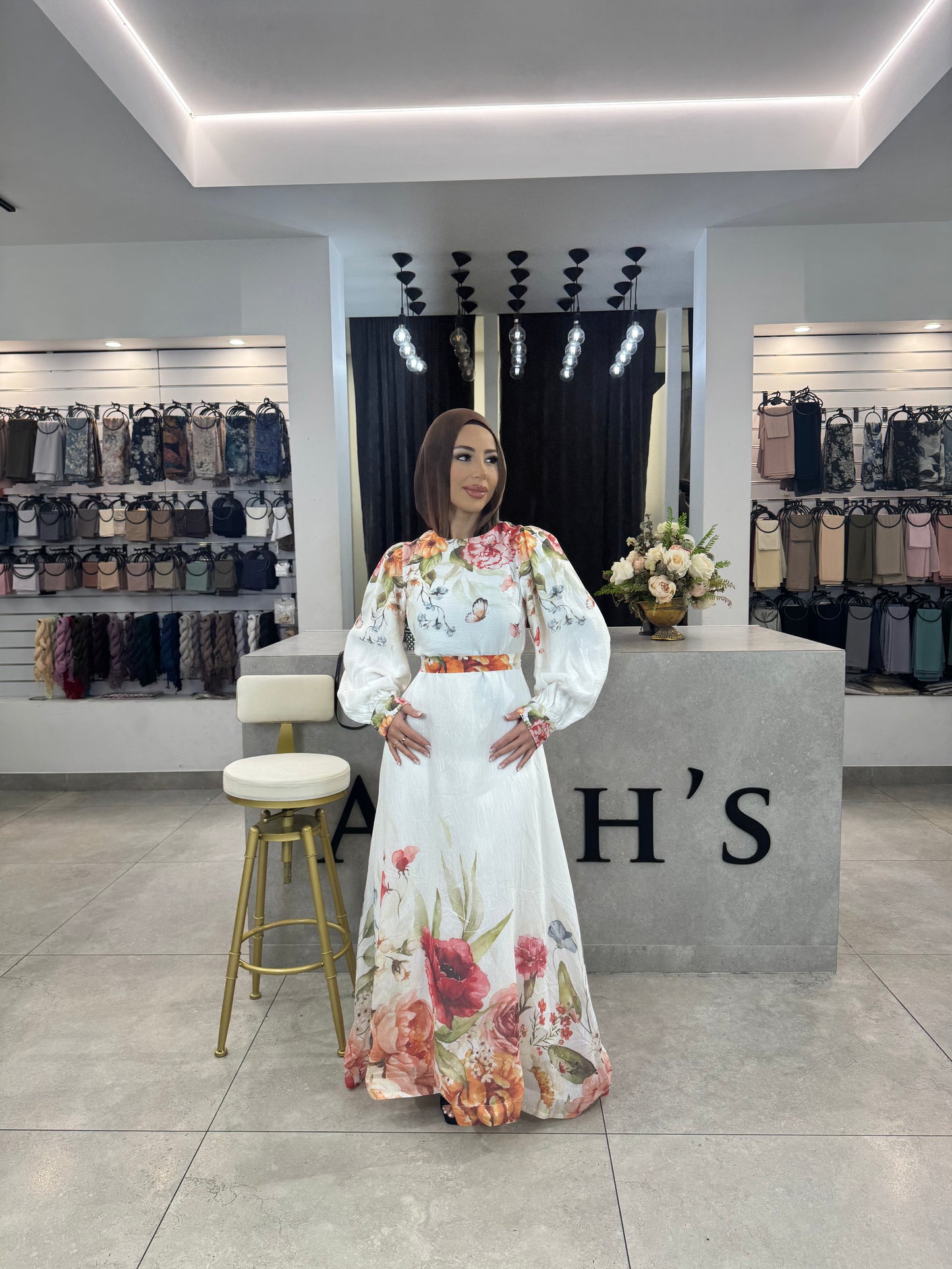 Camille Floral Dress
