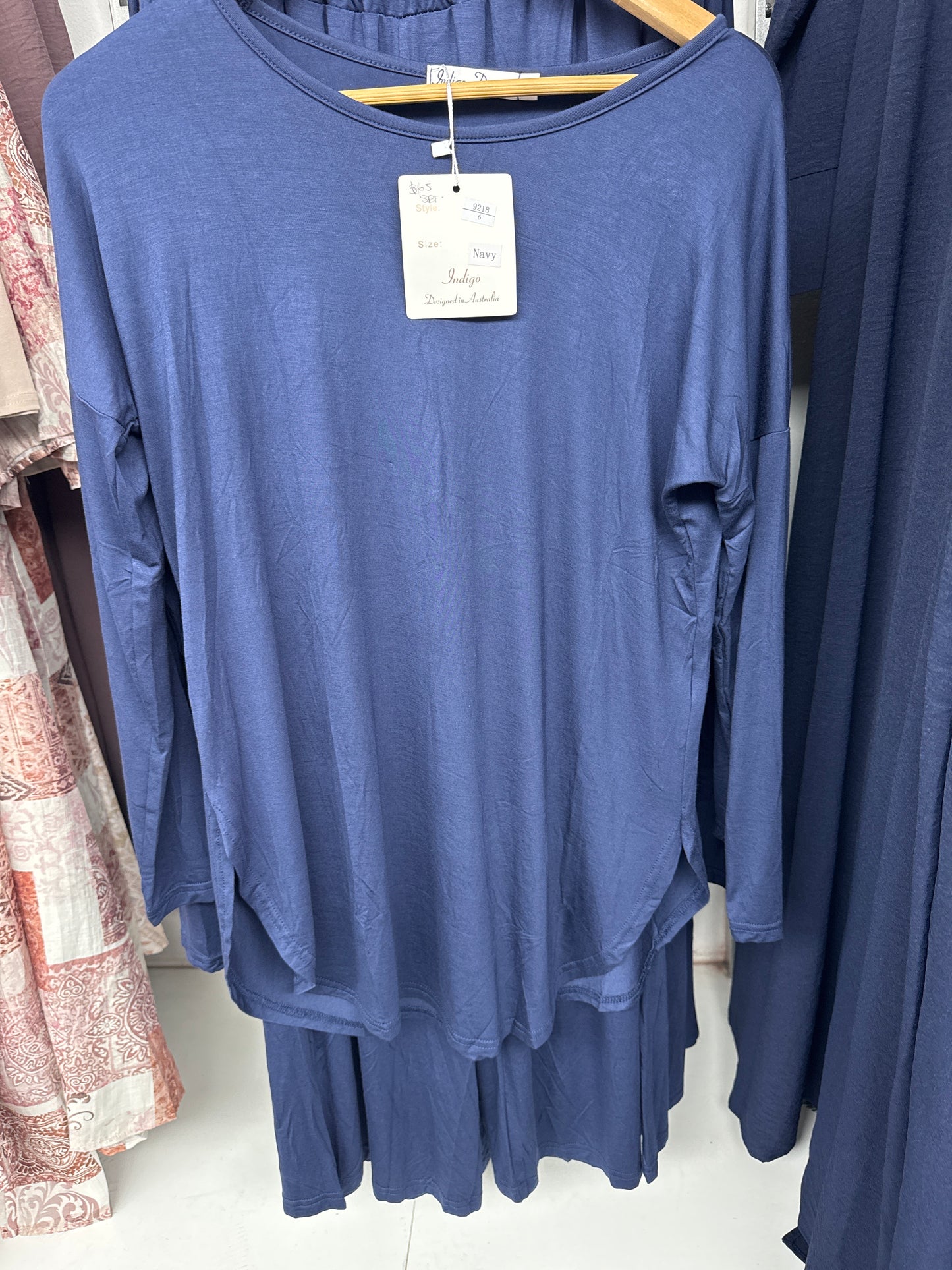 Navy Jersey Style Set