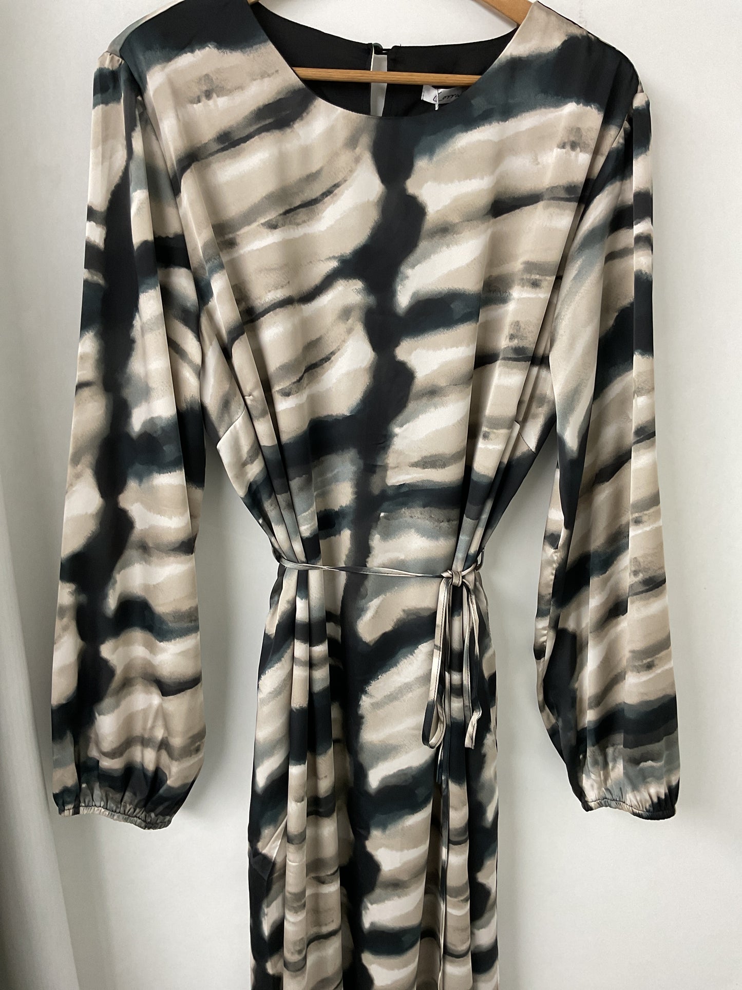 Silk ombré dress
