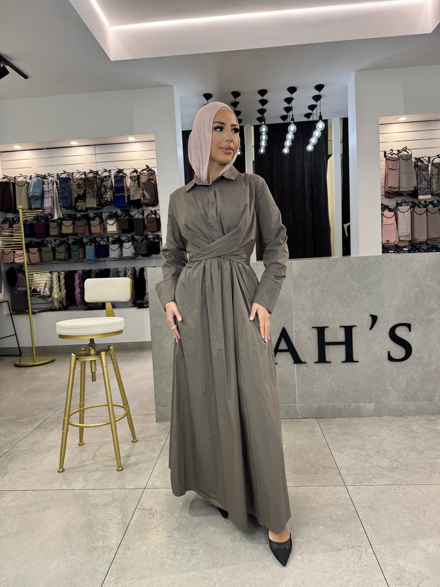 Classic shirt dress