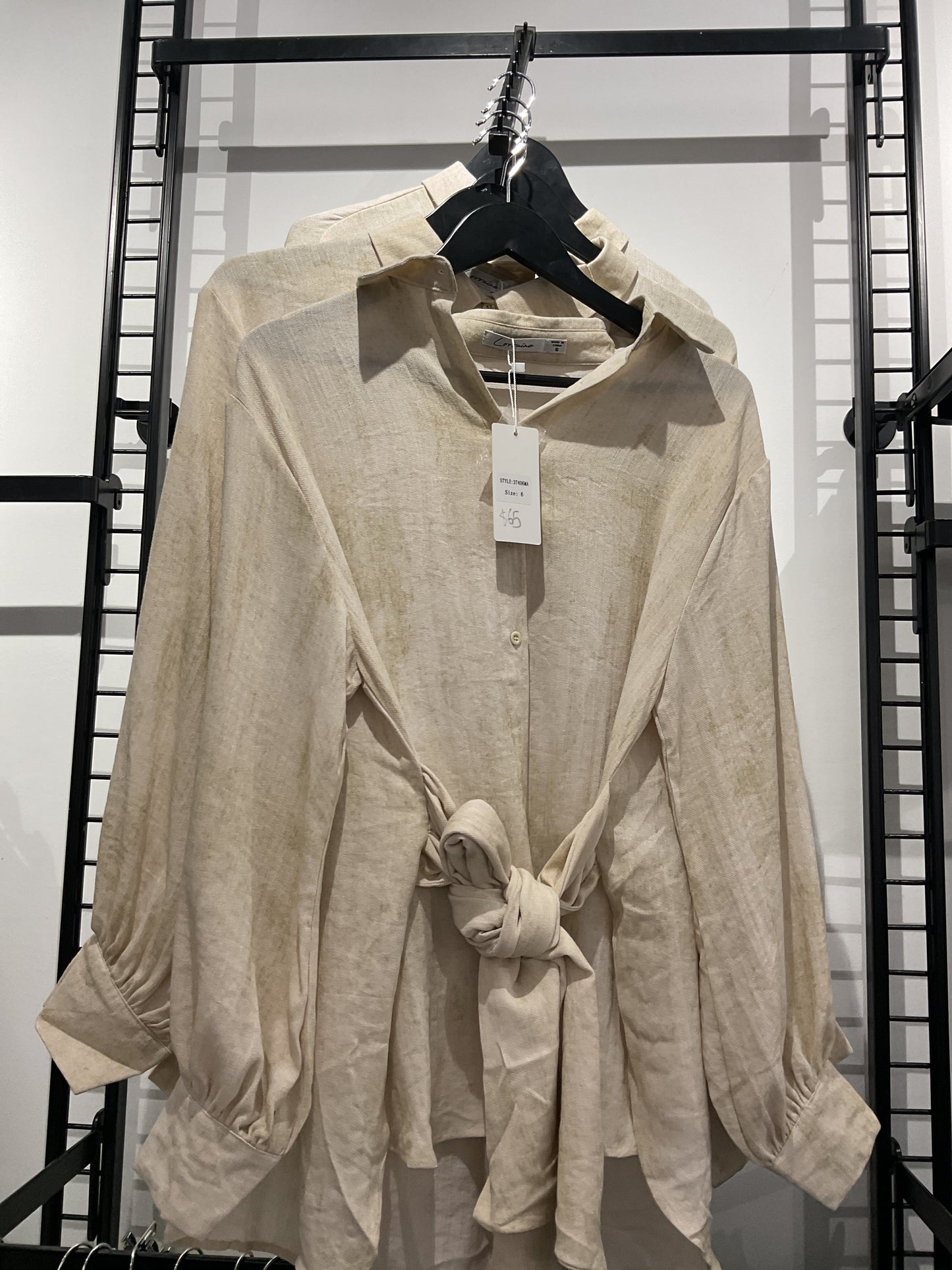 Delila beige shirt
