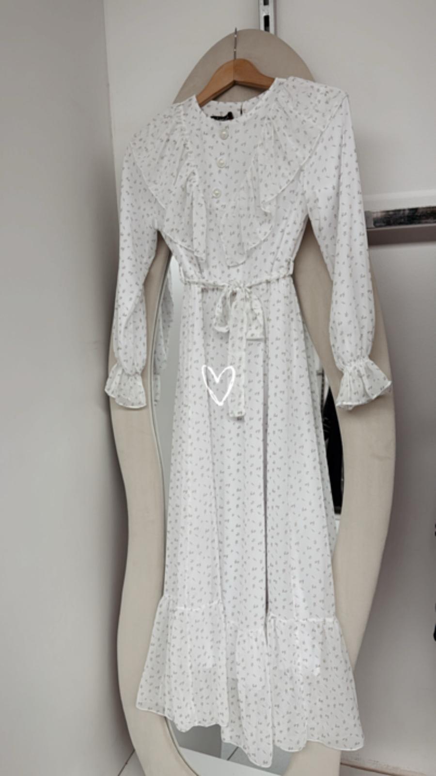 bloom kids dress blue florals