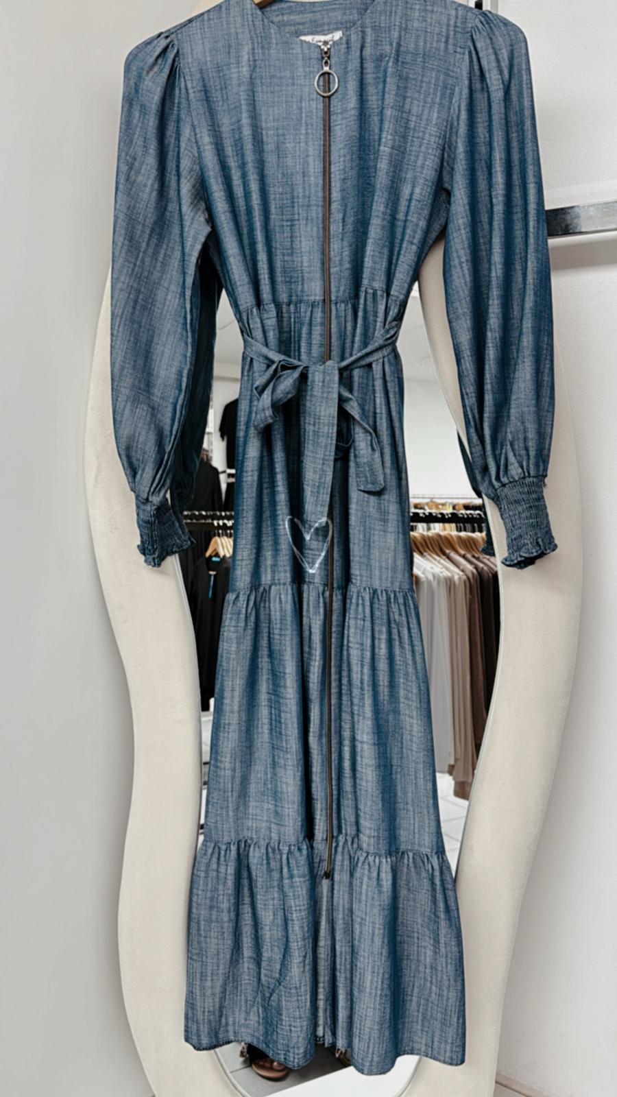 Jeans dress kids dress