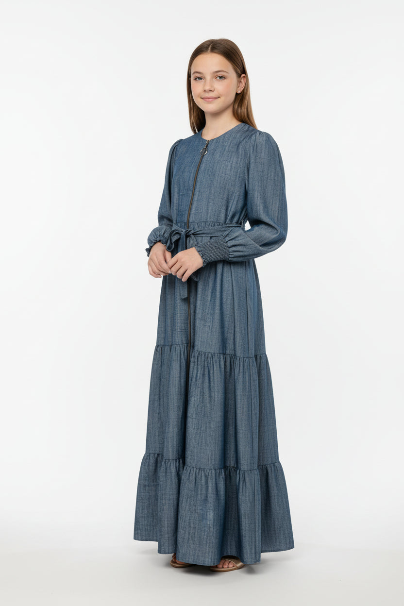 Jeans dress kids dress