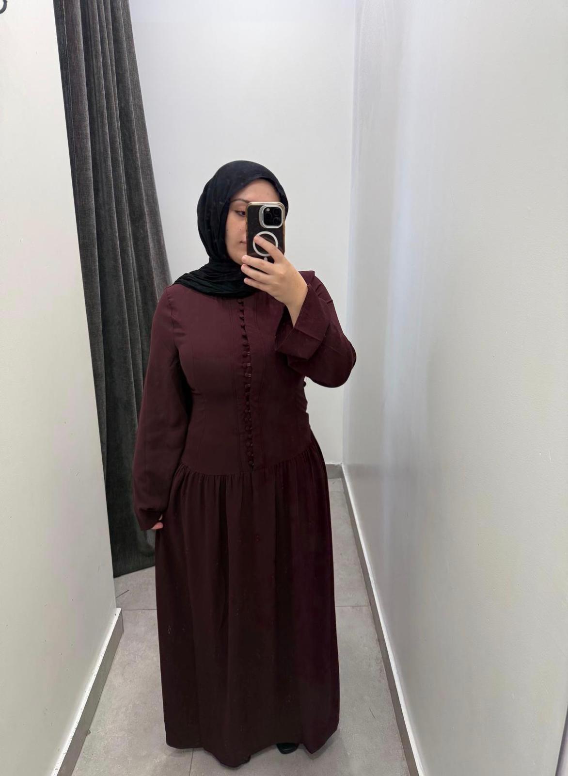 Naslihan button up dress