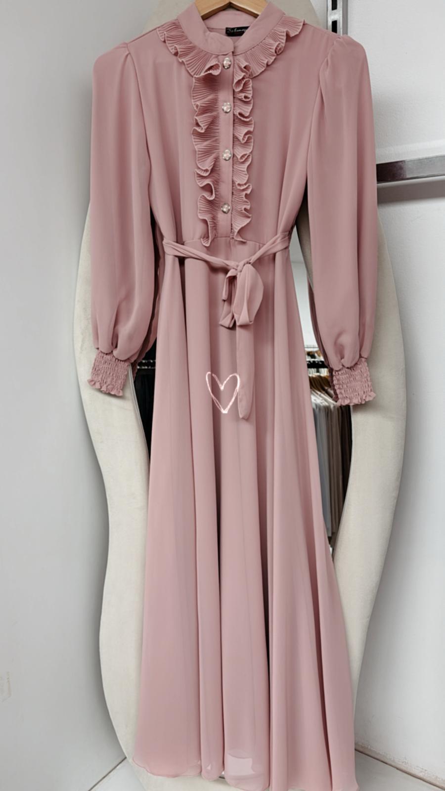 Pink Kids abaya