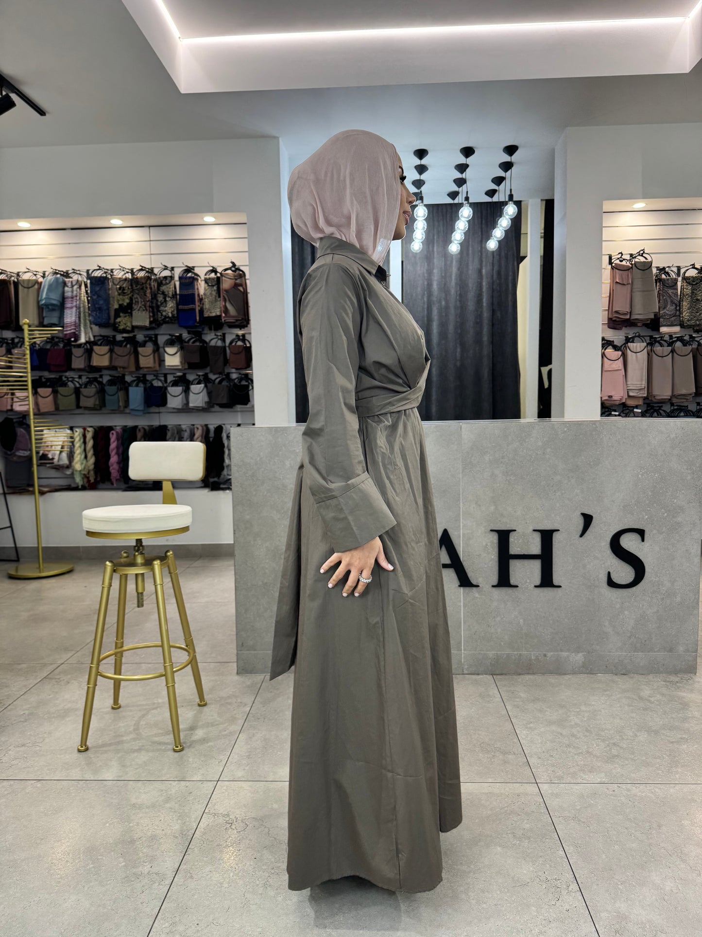 Classic shirt dress