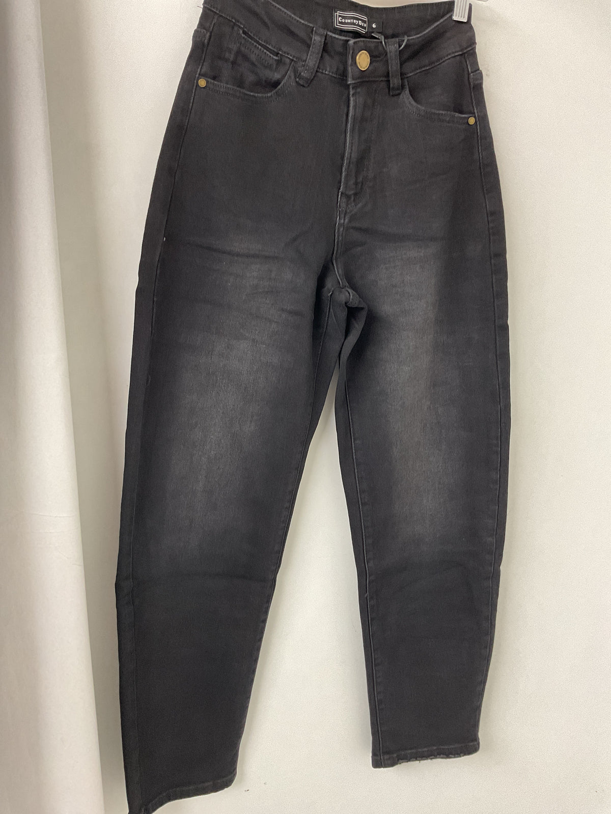 Denim black jeans