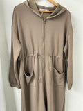 drawstring fleece jacket