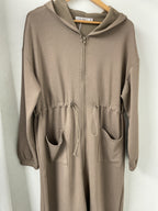 drawstring fleece jacket
