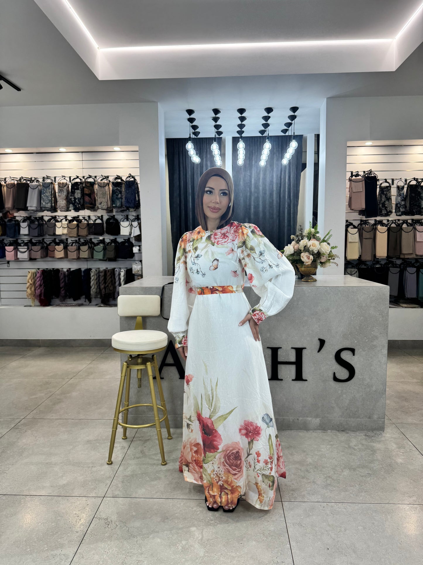 Camille Floral Dress