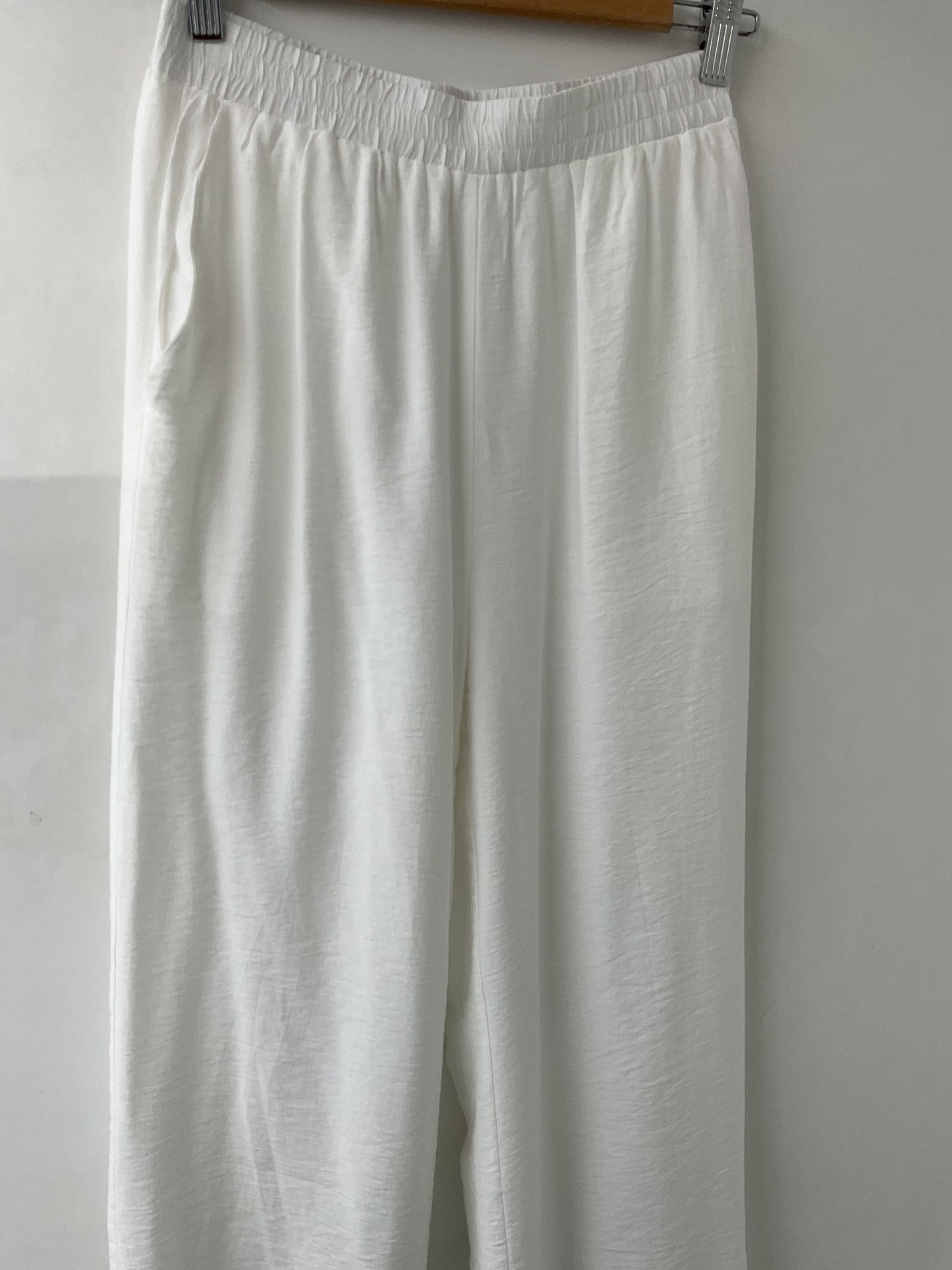 Linen stripe shirt set