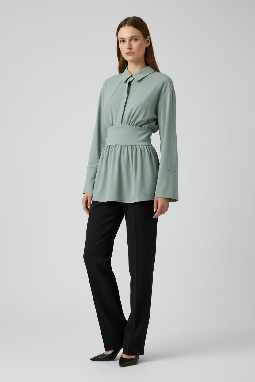 Cinched blouse