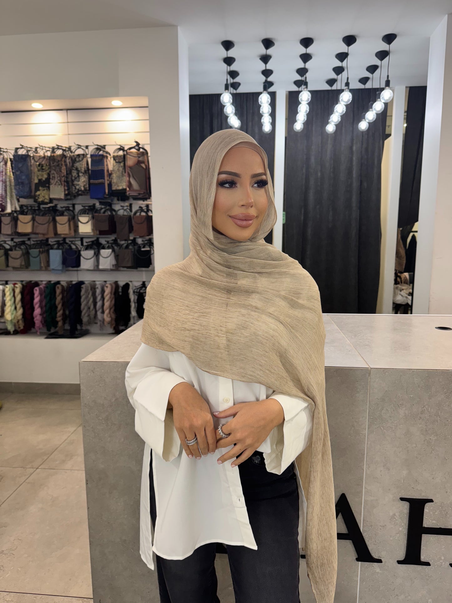 Wash Print Hijab Set