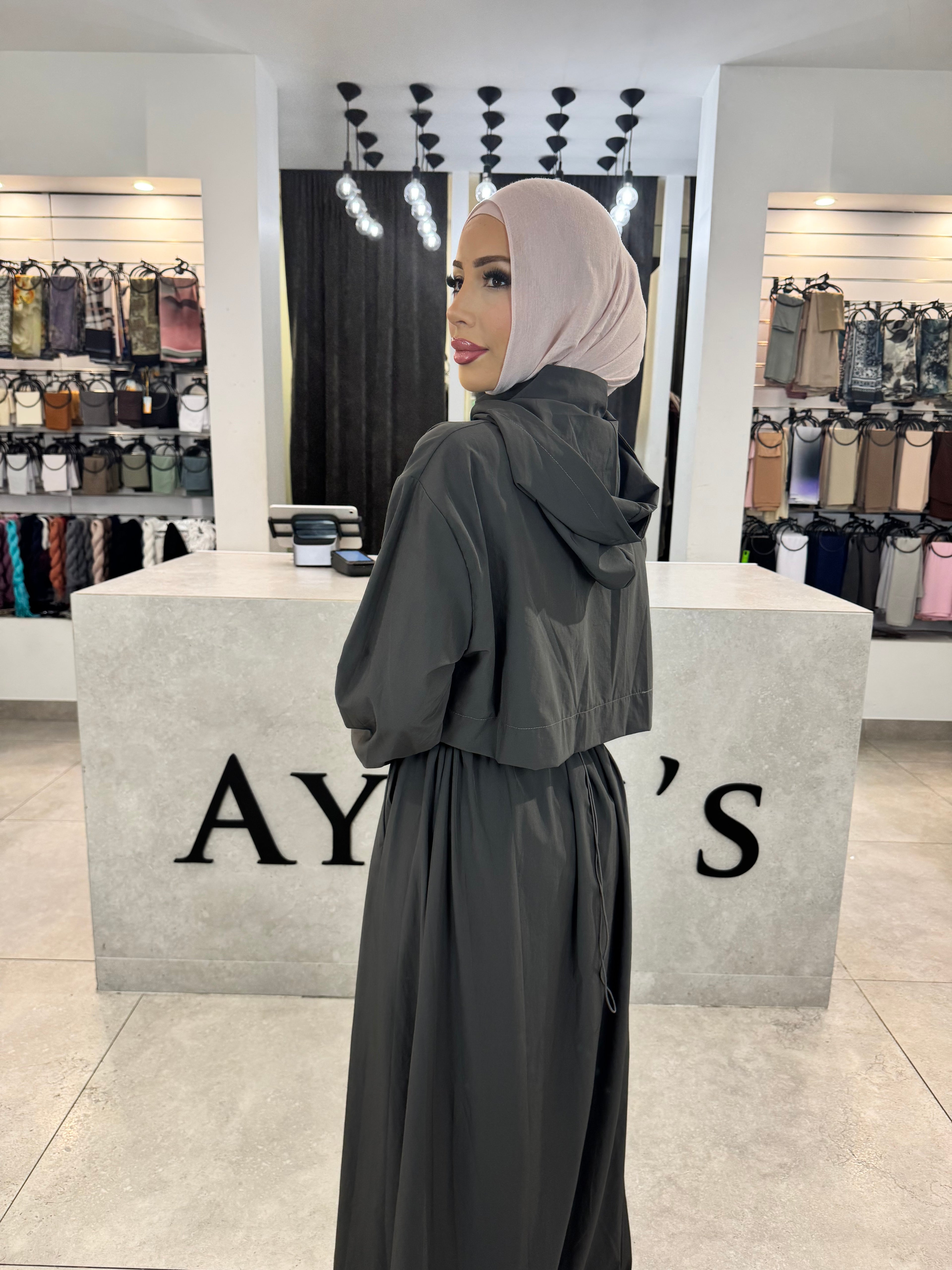 Windbreaker abaya