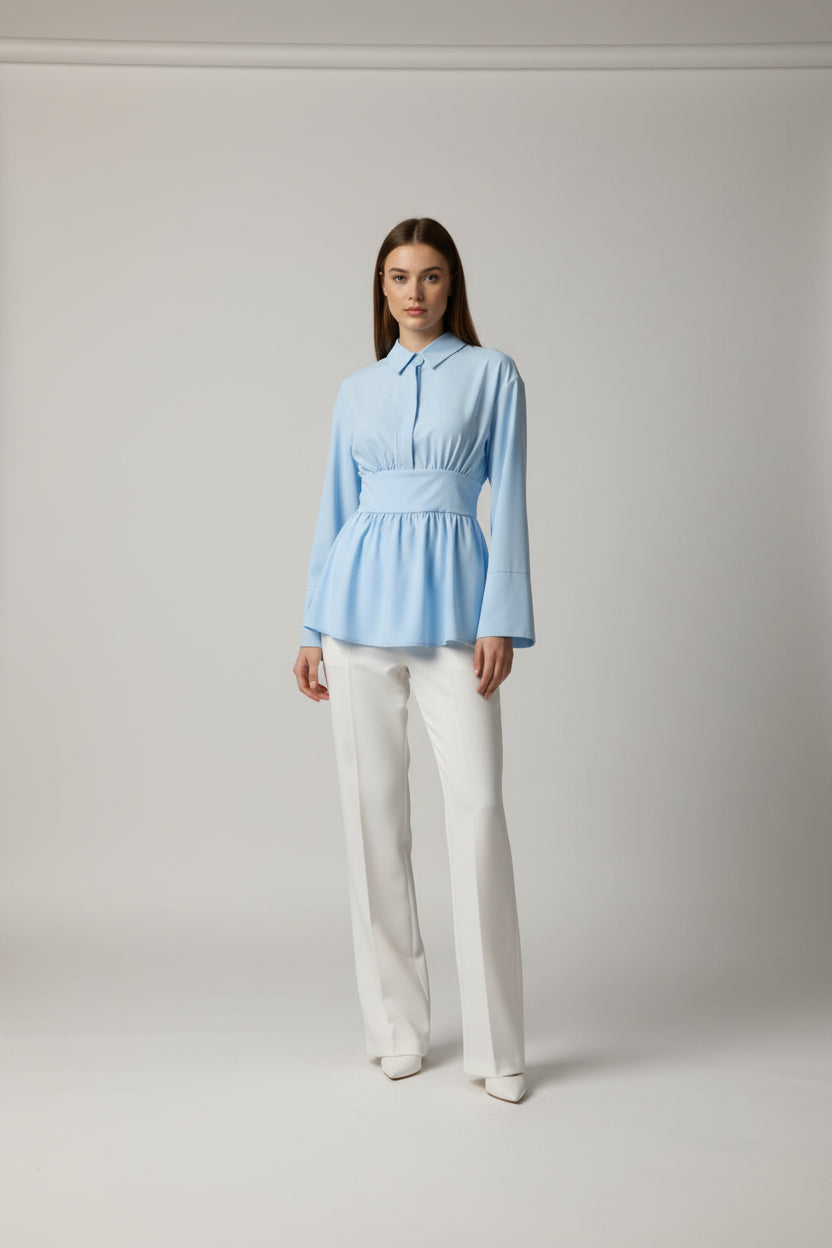 Cinched blouse