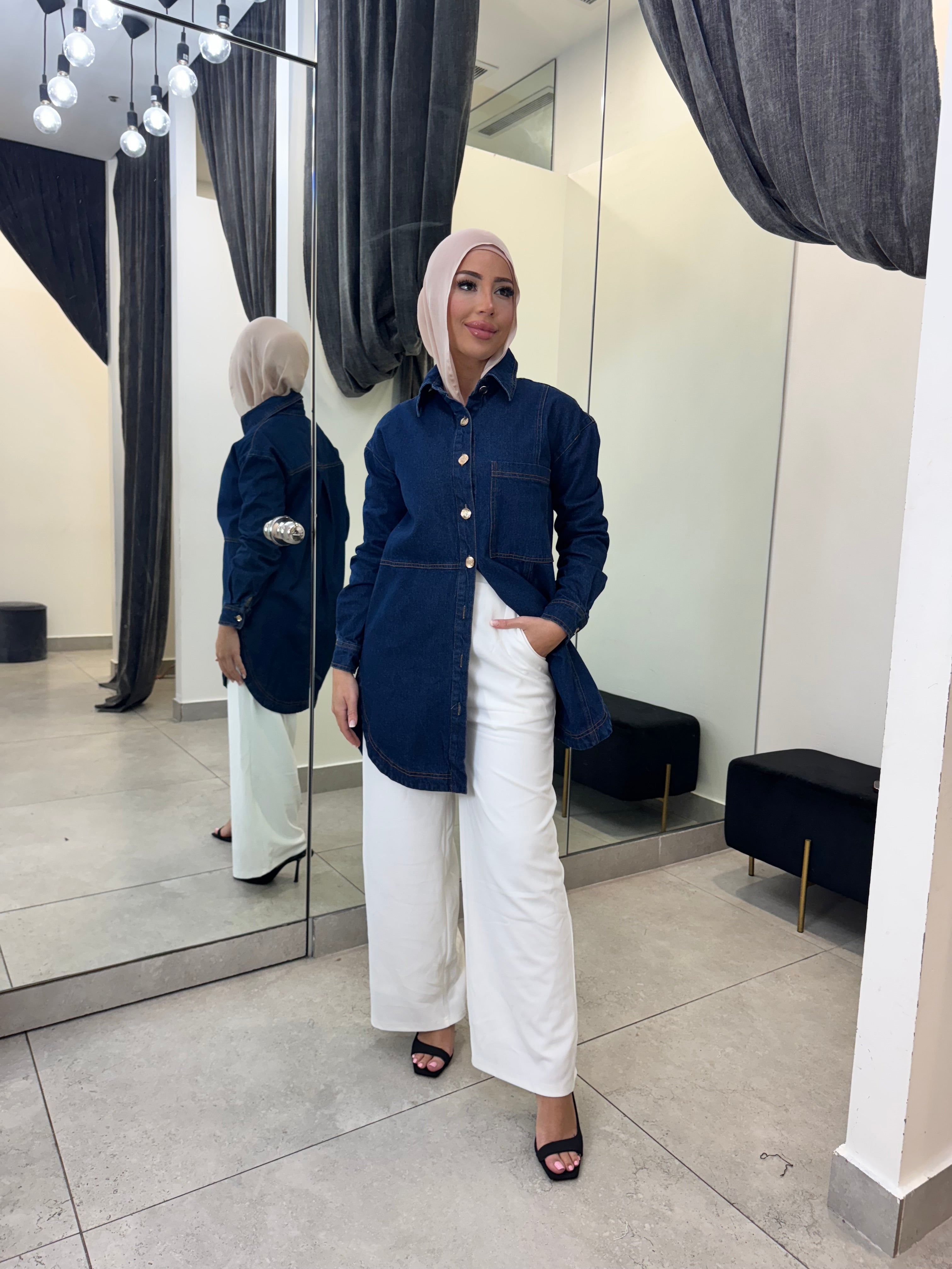 Denim Oversized Shirt