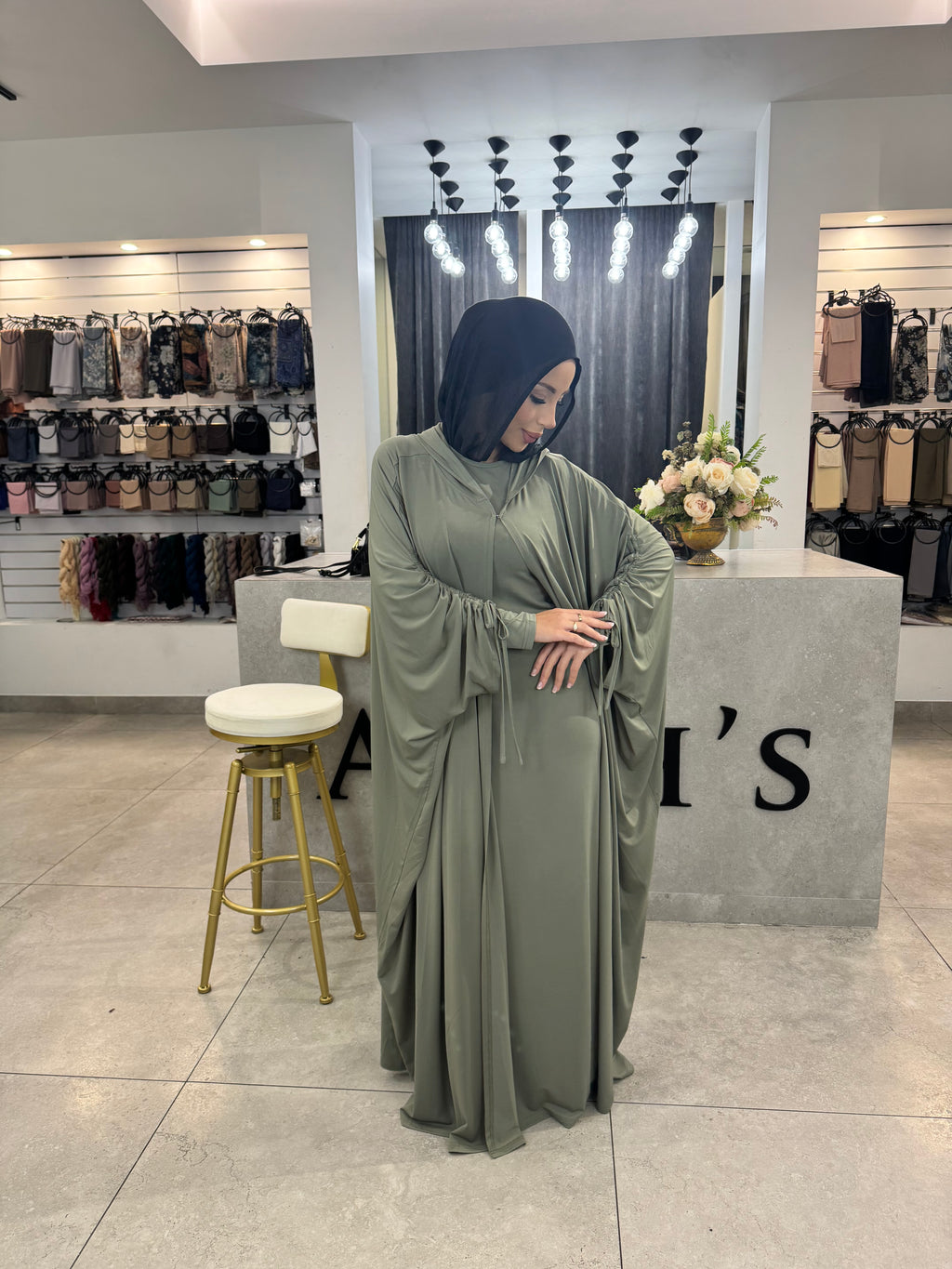Belinda dress with cape