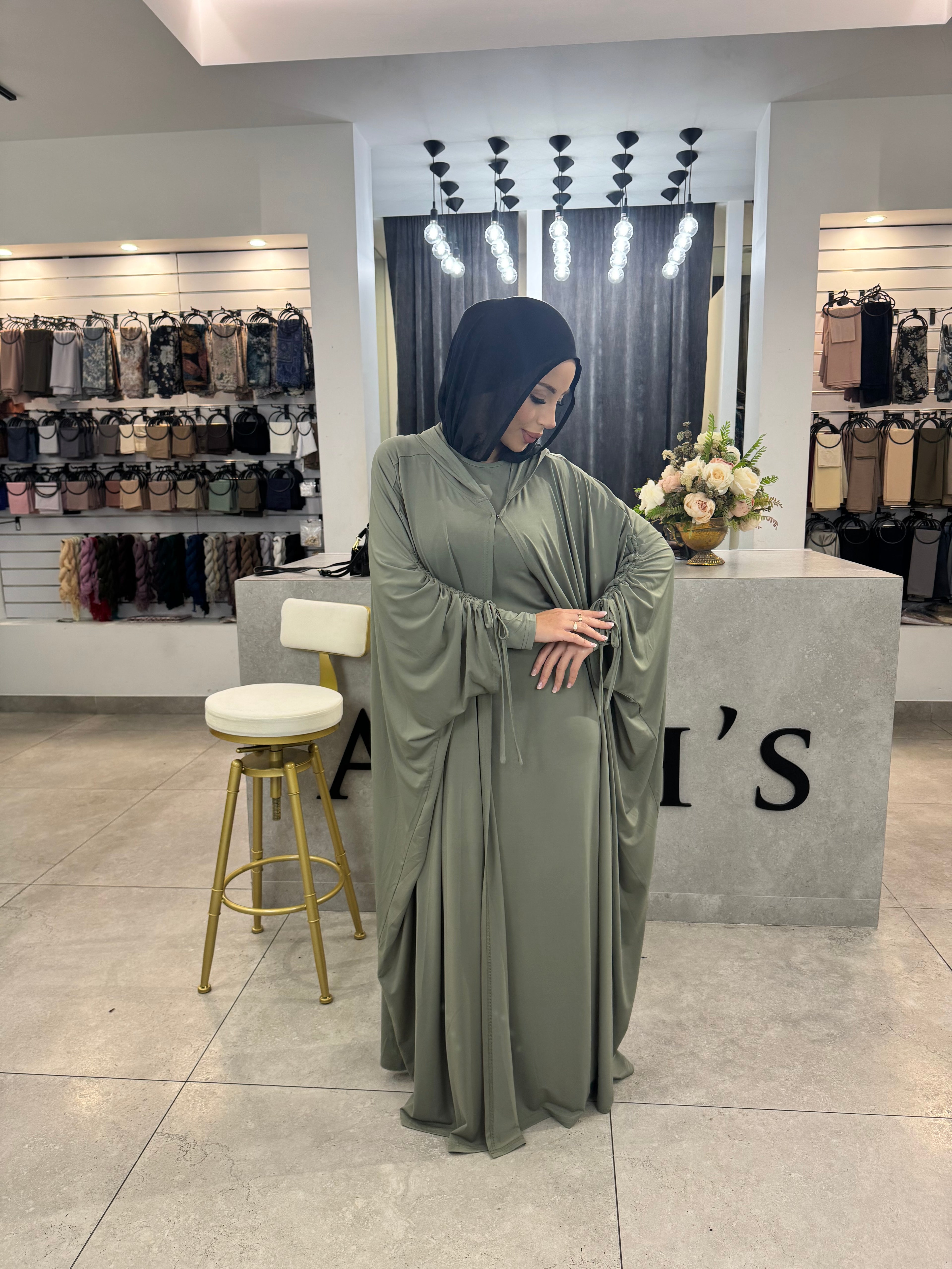 Belinda dress with cape