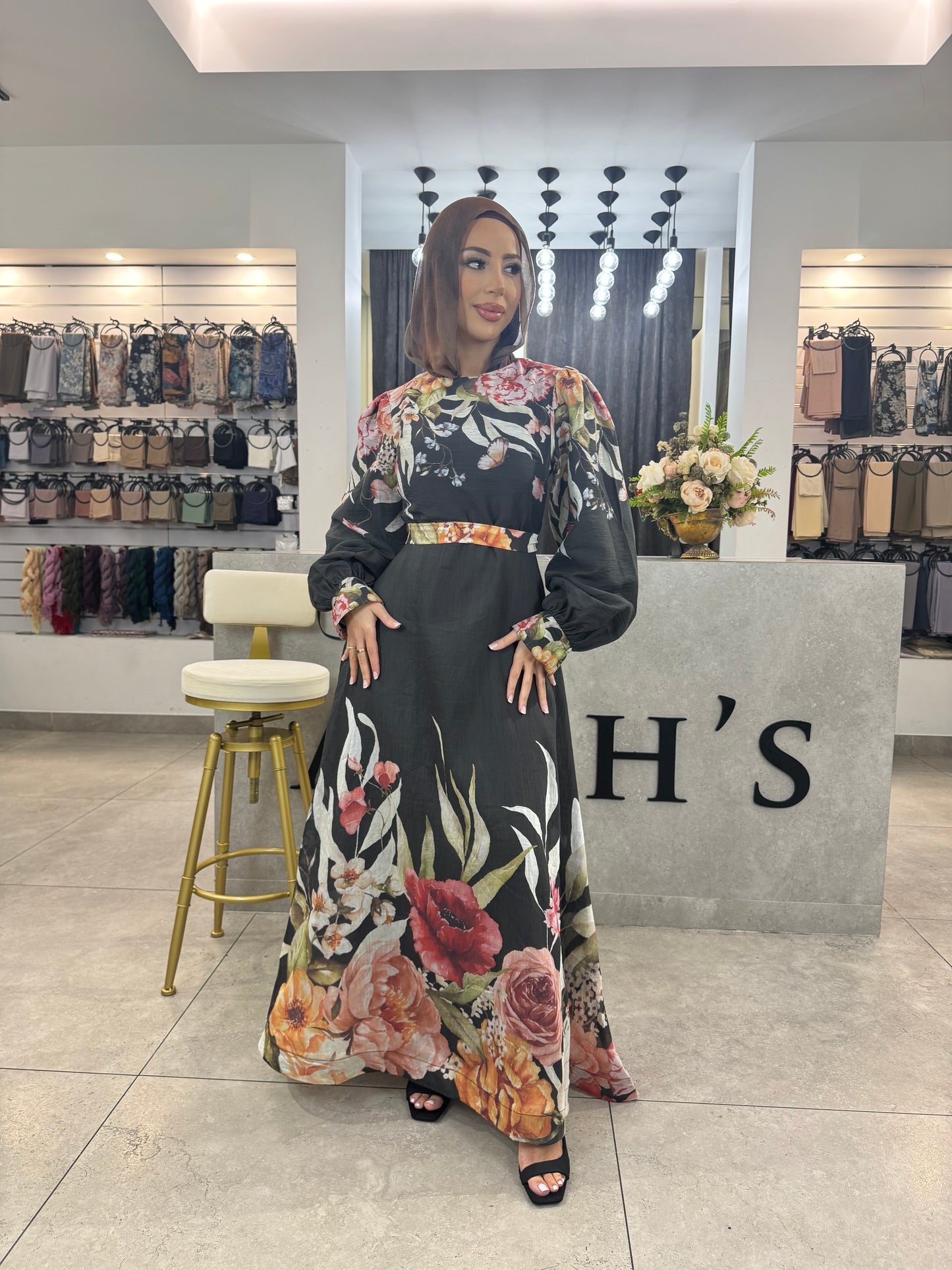 Camille Floral Dress