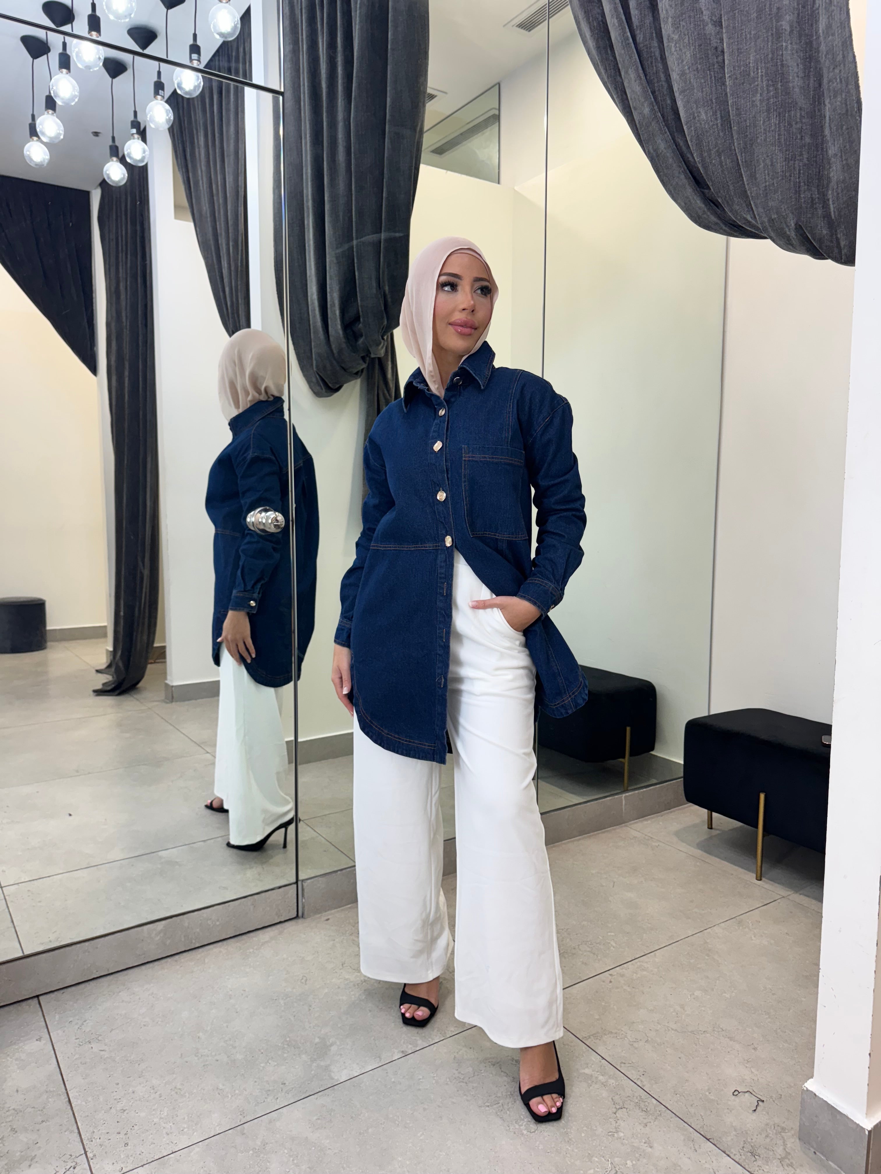 Denim Oversized Shirt
