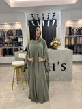 Belinda dress with cape