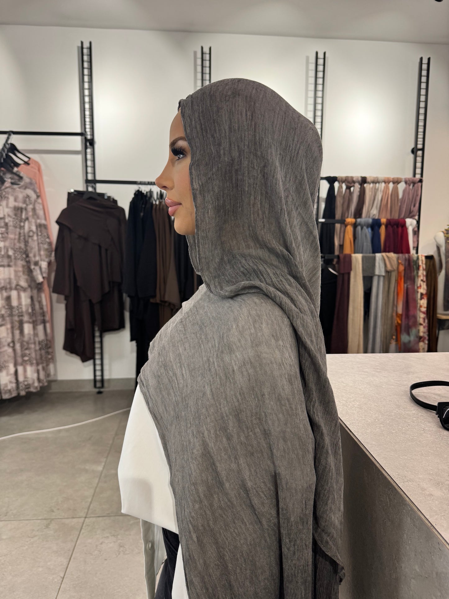 Wash Print Hijab Set