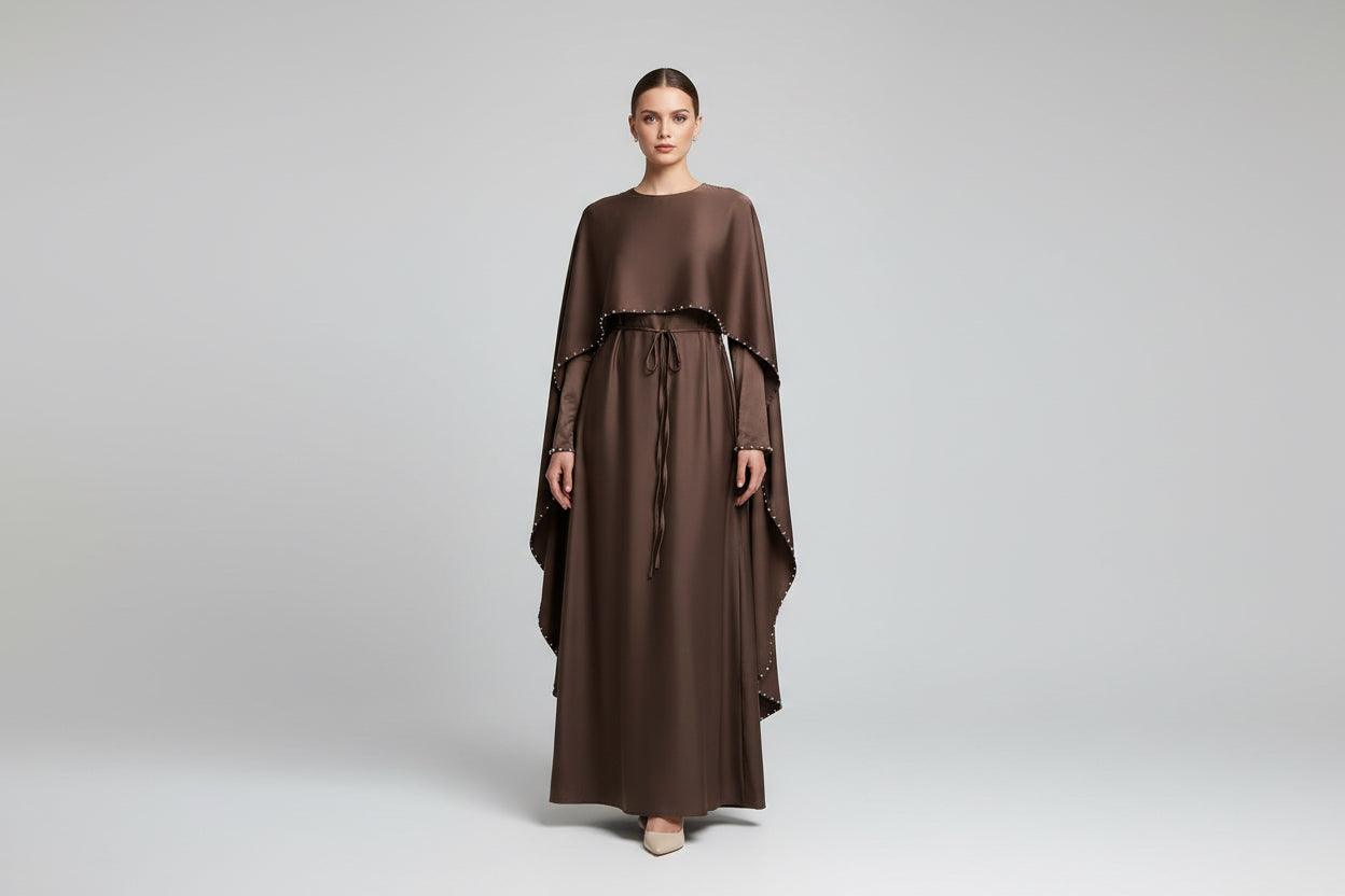 Pearl Cape Dress