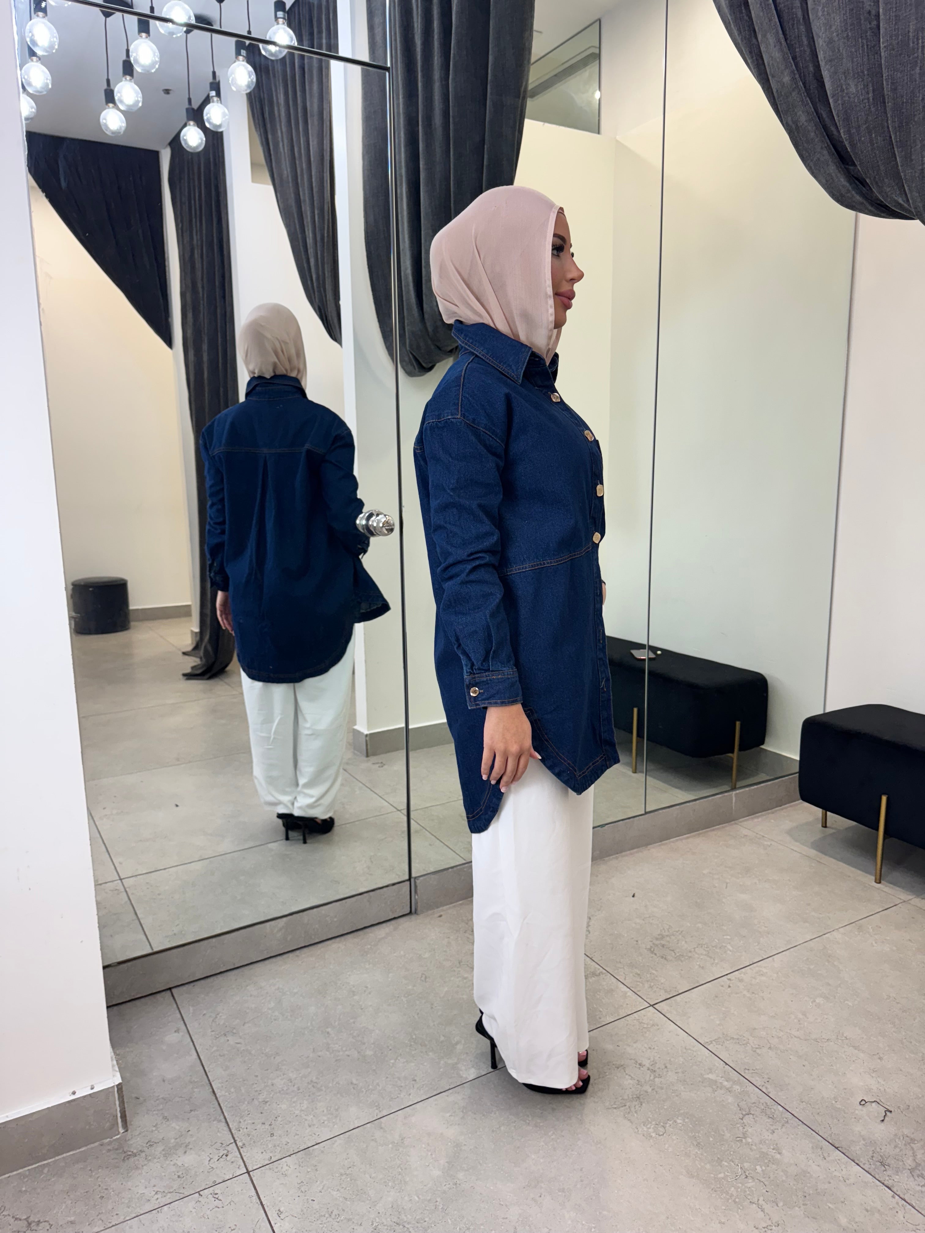 Denim Oversized Shirt