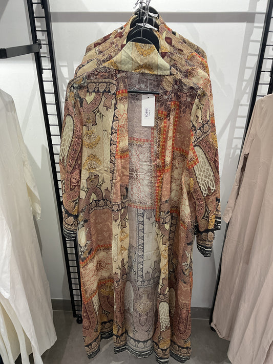 Aztec printed cardigan