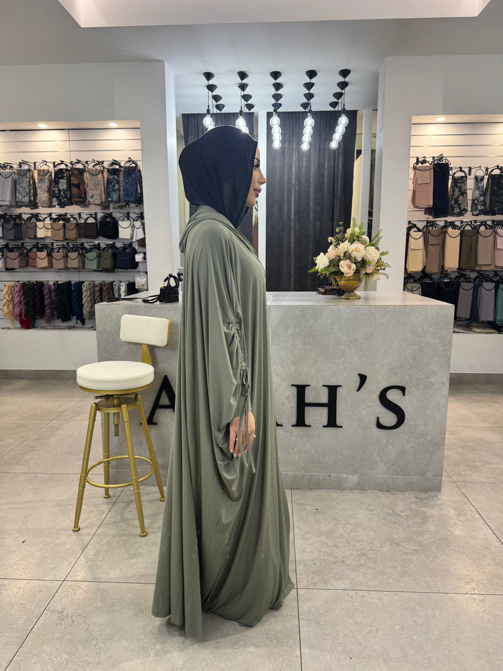 Belinda dress with cape