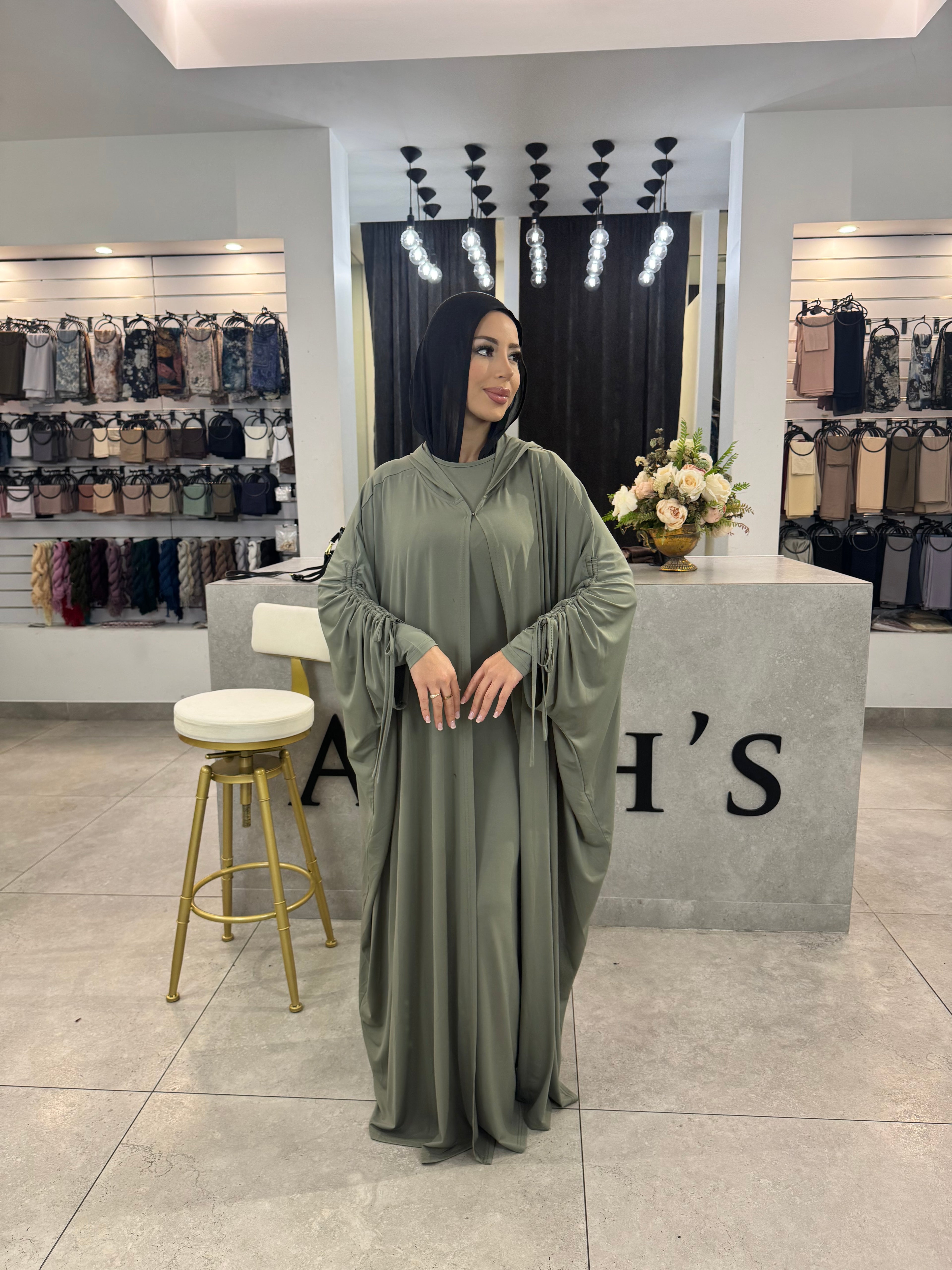 Belinda dress with cape