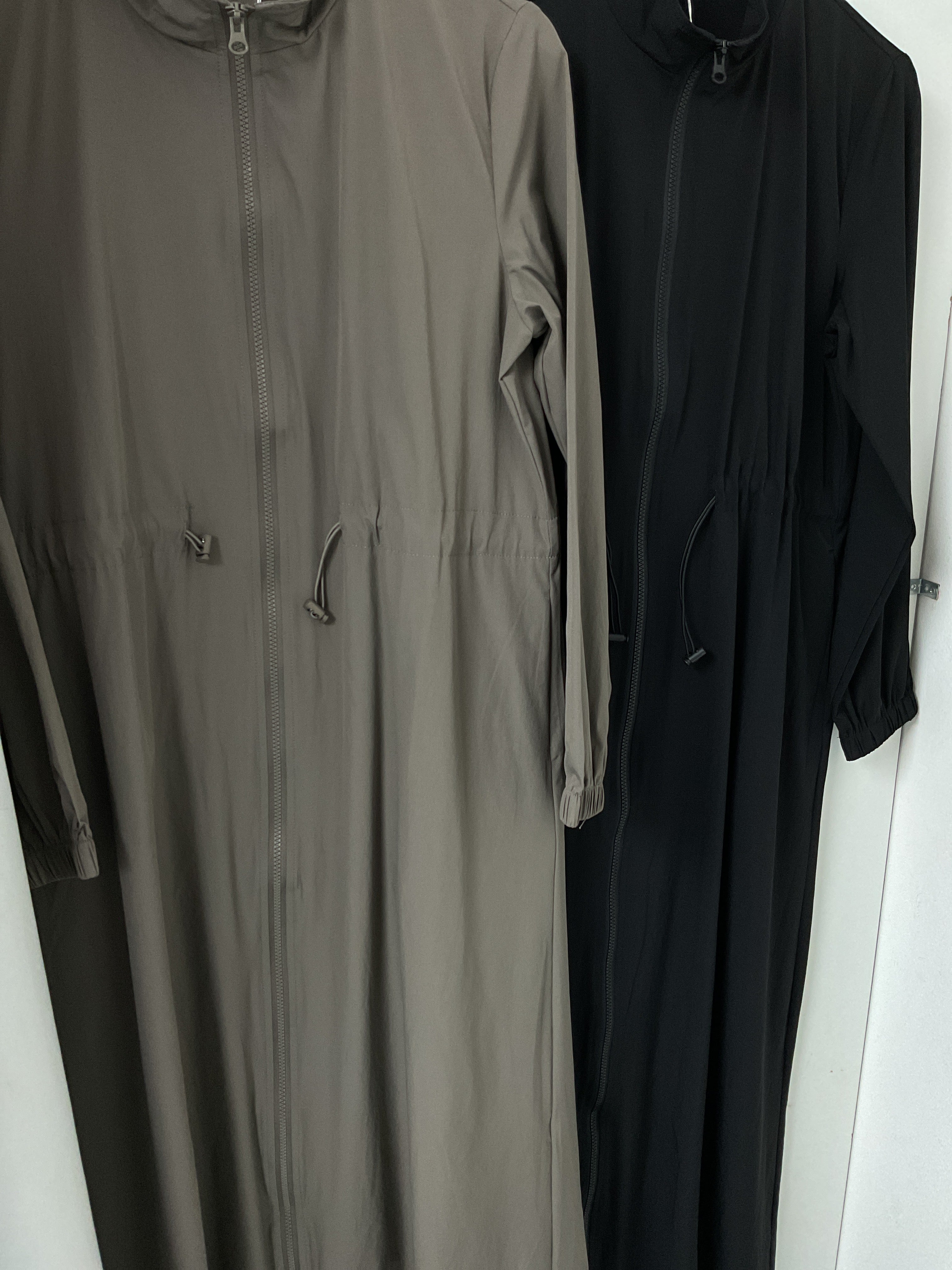 Floor length windbreaker