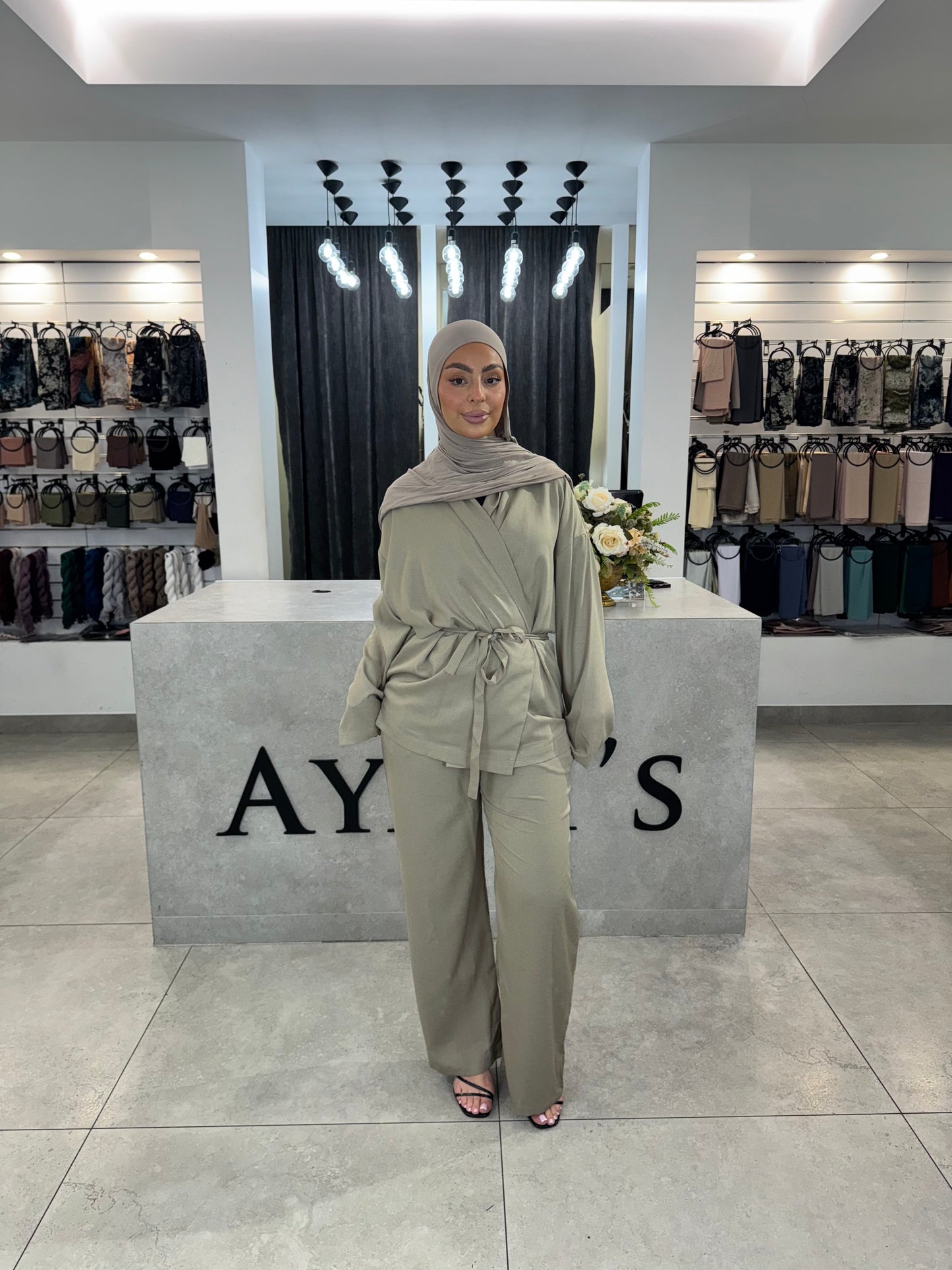 Liana Pants + Wrap Set