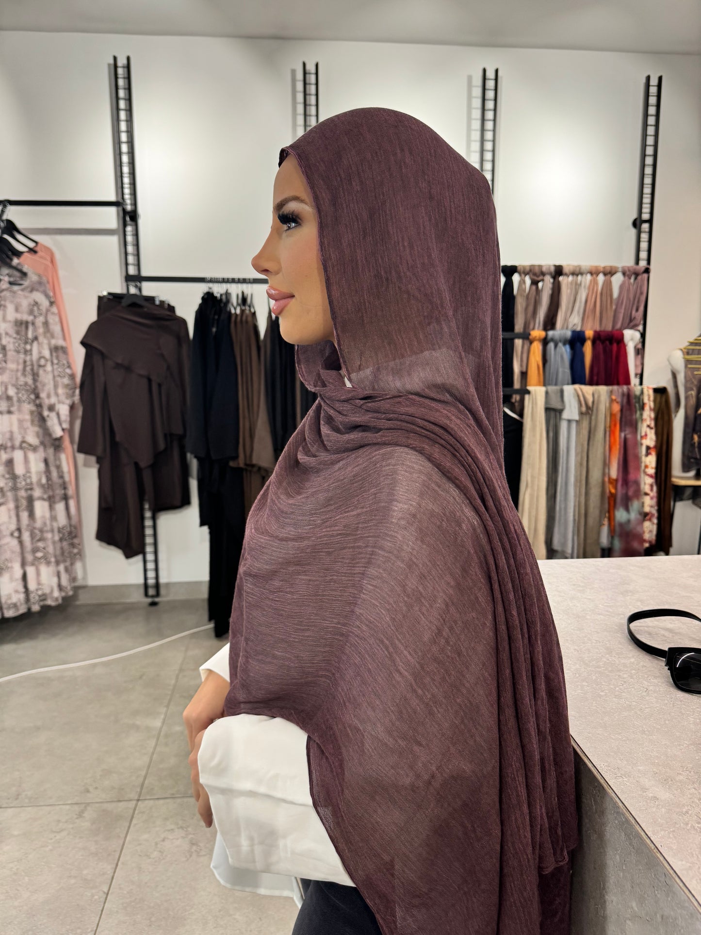 Wash Print Hijab Set