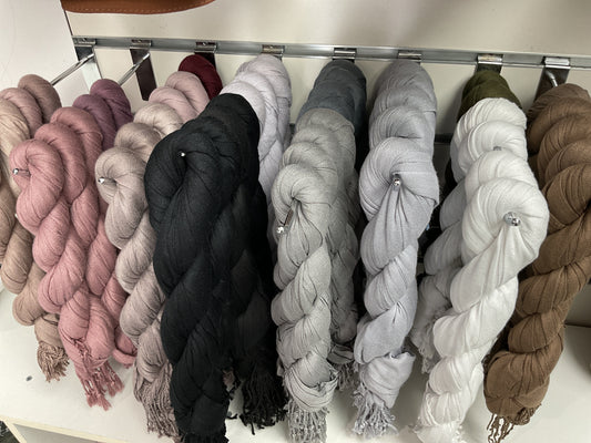 Twist tassle hijabs