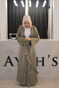 Satin cape set