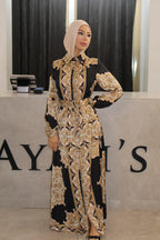 Honeycomb holiday dress